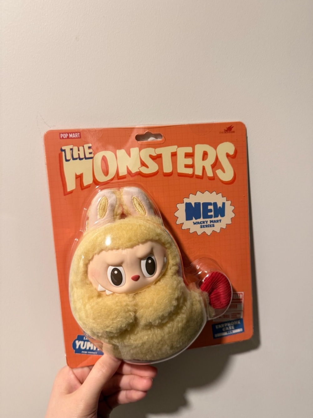 POP MART The Monsters Plush Sculpture - Yellow Collectible